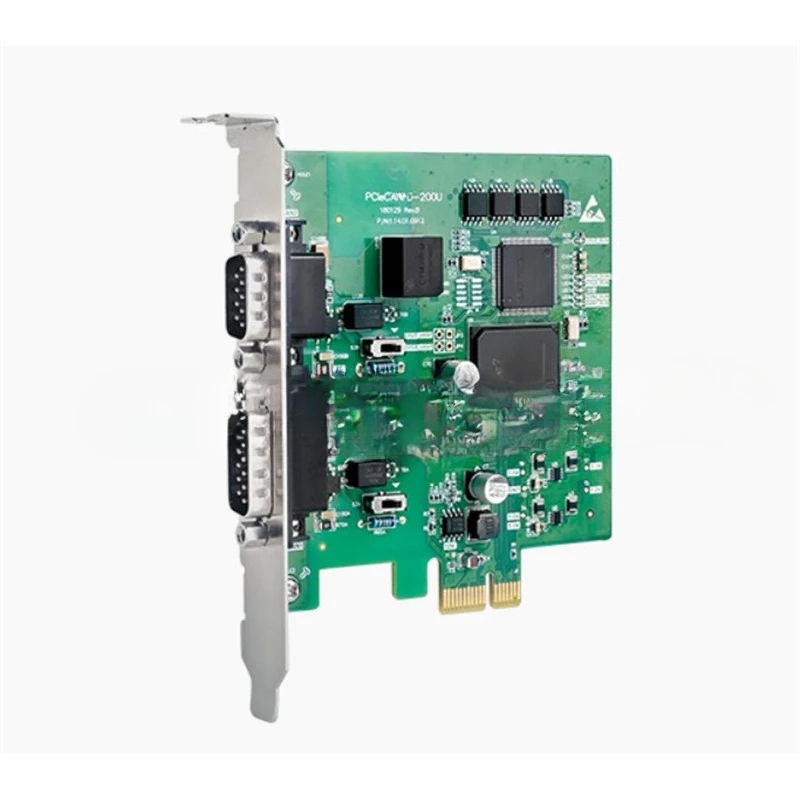 Placa de interface eletrônica de nível industrial de 2/4 vias PCLECANFD-400U PCIeCANFD-200U