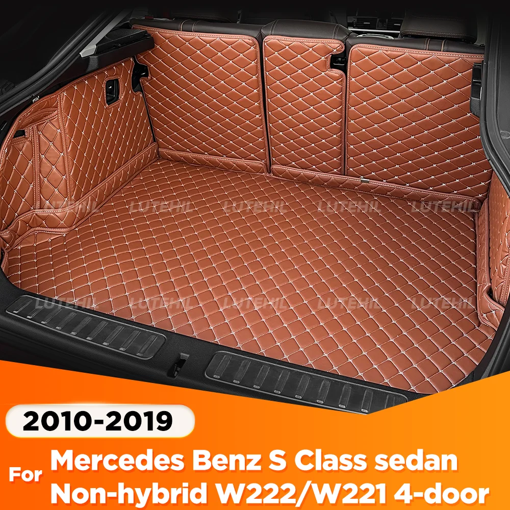 

Для Mercedes Benz S Class седан Негибридный W222/W221 4-дверный 2010-2019 18 17 16 15 14 13 12 Коврик в багажник с полным покрытием