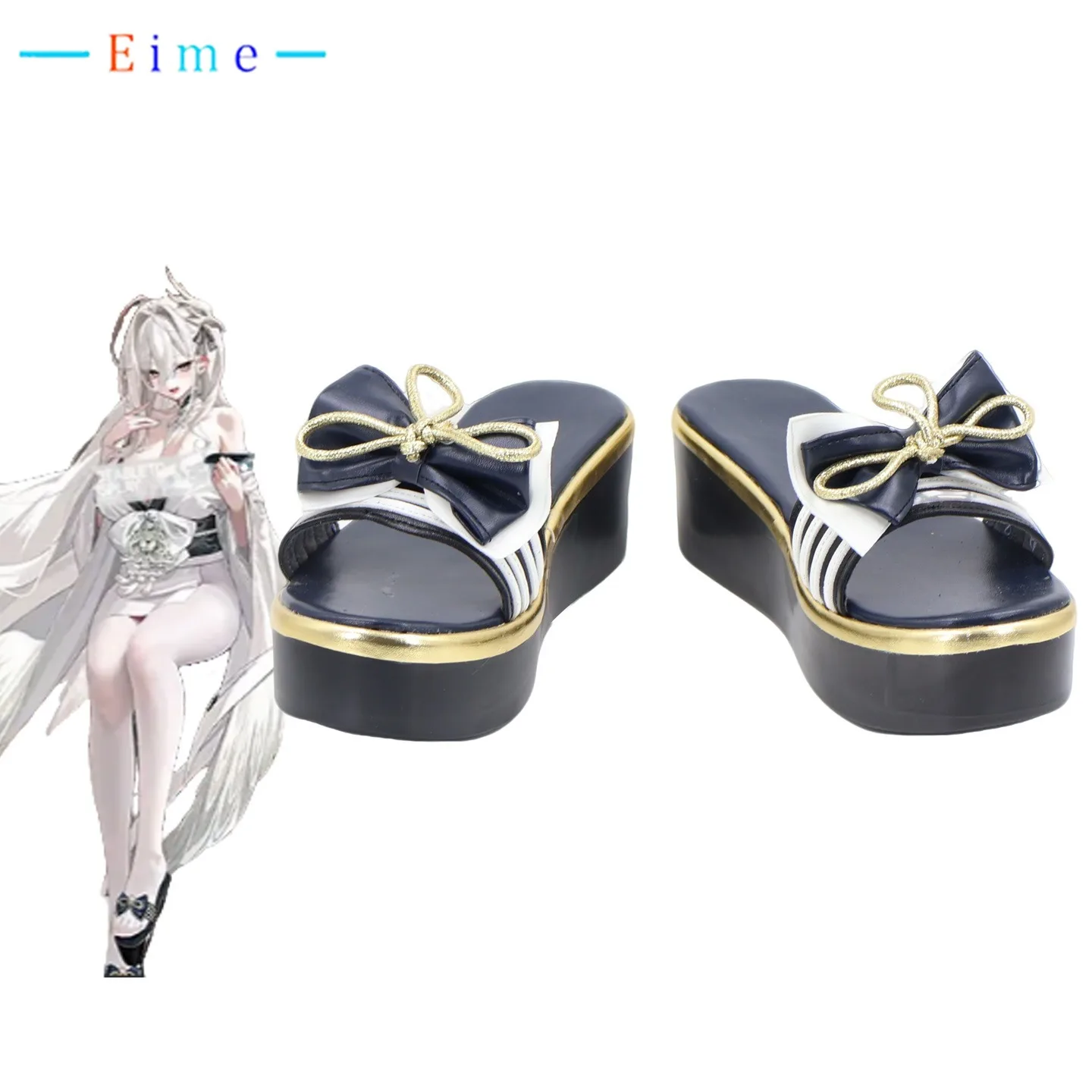 

Игра Azur Lane Ijn Hakuho, обувь для косплея, аниме, реквизит для косплея, аксессуары, тапочки для Хэллоуина, карнавала, вечеринки, индивидуальный заказ