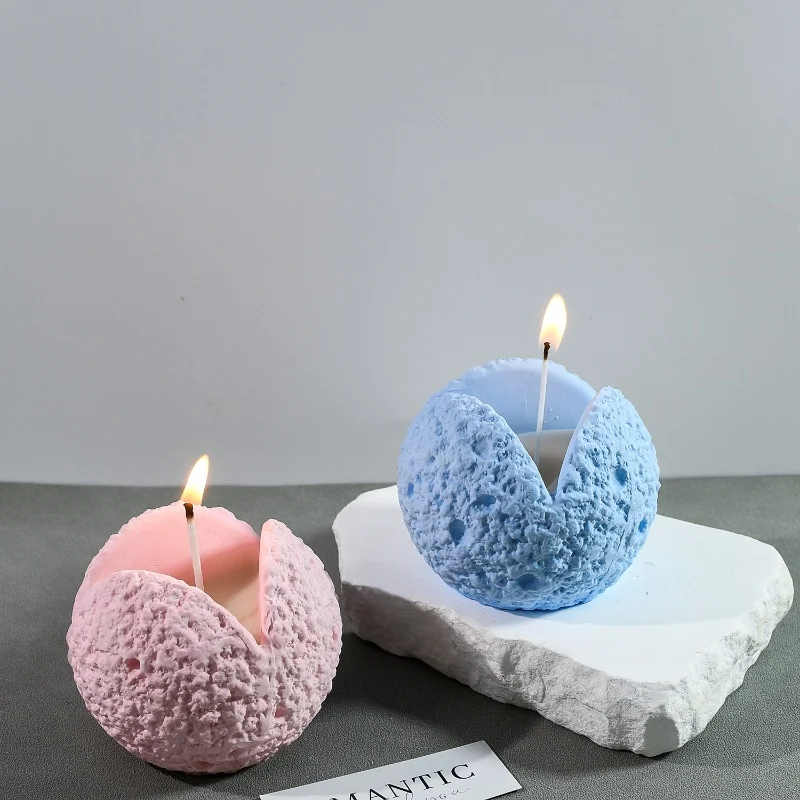 DIY метеорит из трех предметов Сферический подсвечник силиконовая форма чашка для ароматерапии эпоксидная смола форма для украшения дома хранение