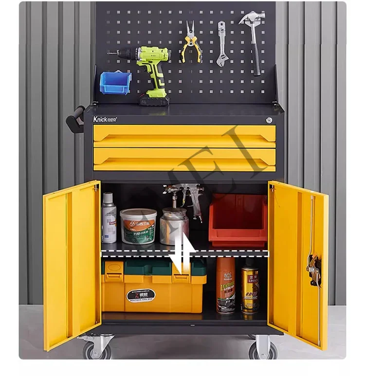 Auto repair workshop heavy tool cabinet trolley multi-function hardware tool tool storage box