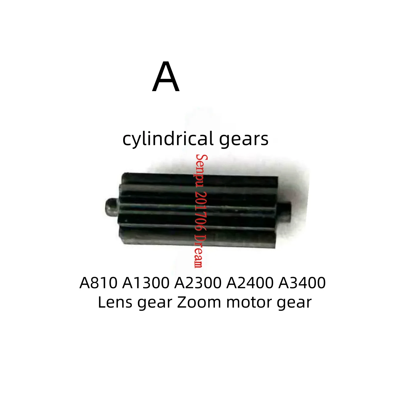 For Canon PowerShot A810 A1300 A2300 A2400 A3400 Compact Digital Camera Zoom Lens Drive Motor Gear Cylindrical Spur Gear Helical