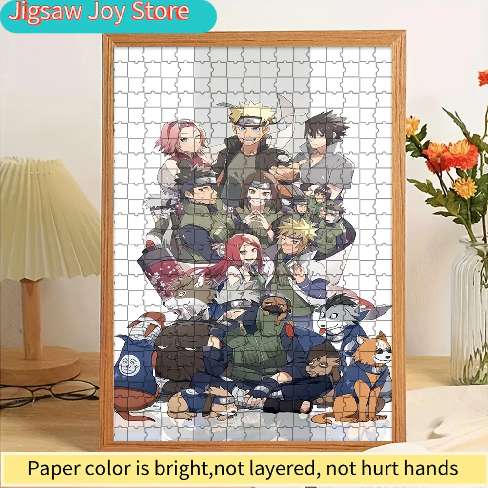 

Anime Naruto All Characters Group Photo Scene Paper Puzzle, Premium Thick Paper Material, High Definition Vivid Printing, Educat
