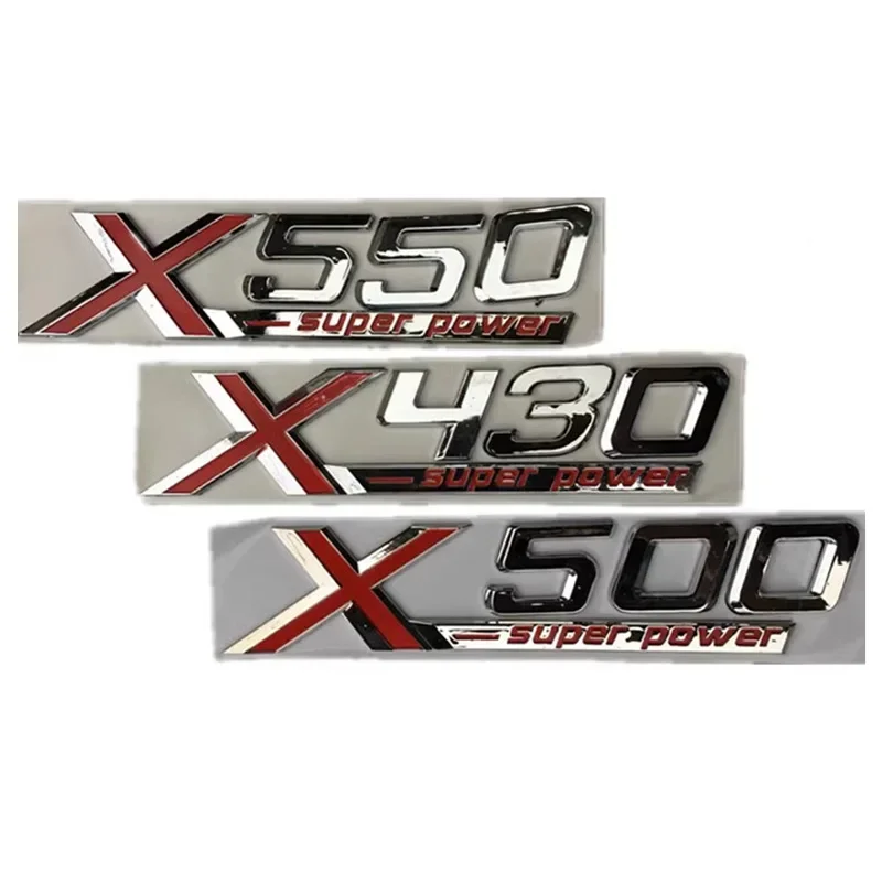 

For SHACMAN X3000 Cab Logo Super Power Logo X500 X430 X550 Door Sticker