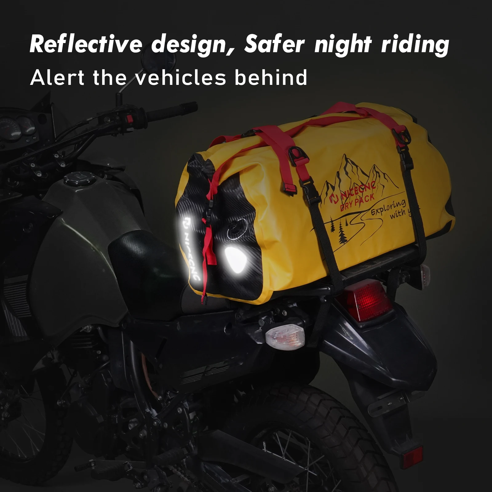 For Suzuki Duffle Bag Motorcycle Travel Saddlebag Tool Seat Tail Bag Waterproof Luaage For KTM Duke EXC Honda Yamaha Kawasaki