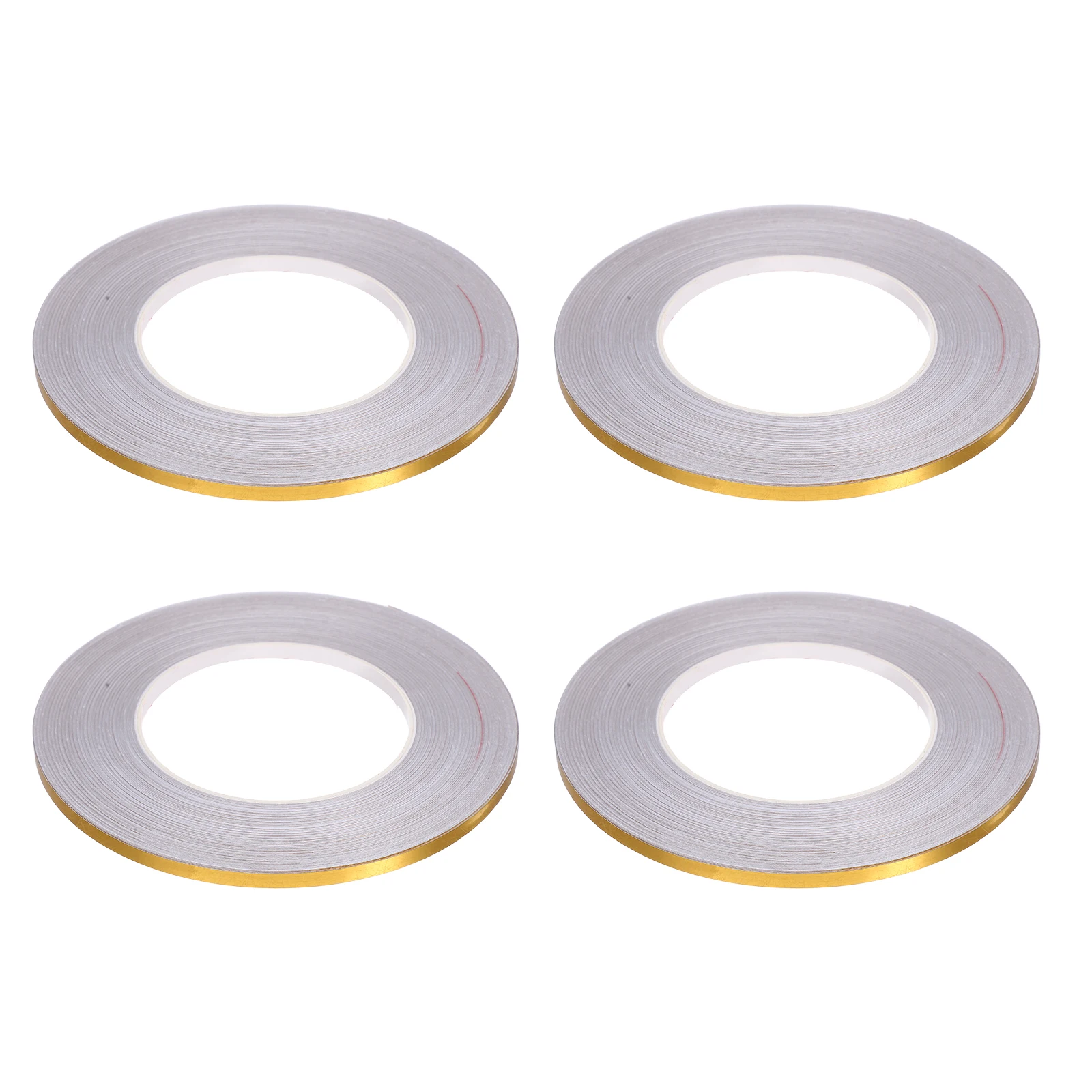 

4 Rolls Beautiful Stitching Self-adhesive Bathroom Strips Sticker Decorative Lines Wall Stickers