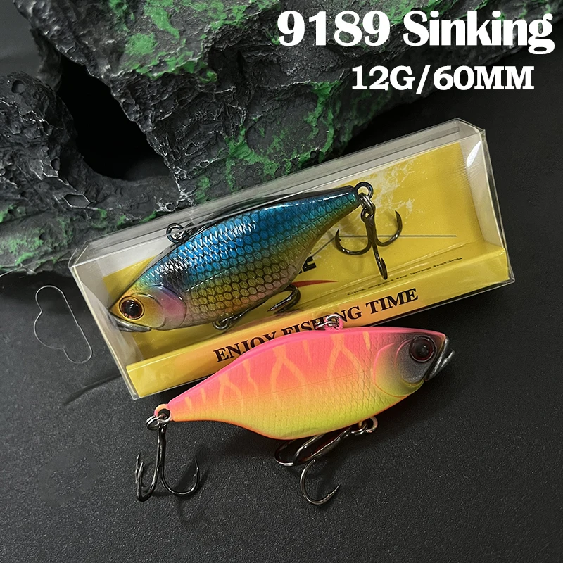 

Twitch Fishing Vibration Lure 12g 60mm Deep Sea Long Cast Bass Pike Baits Spinner Noisy VIB Lures Lipless Rattle Artificial Bait