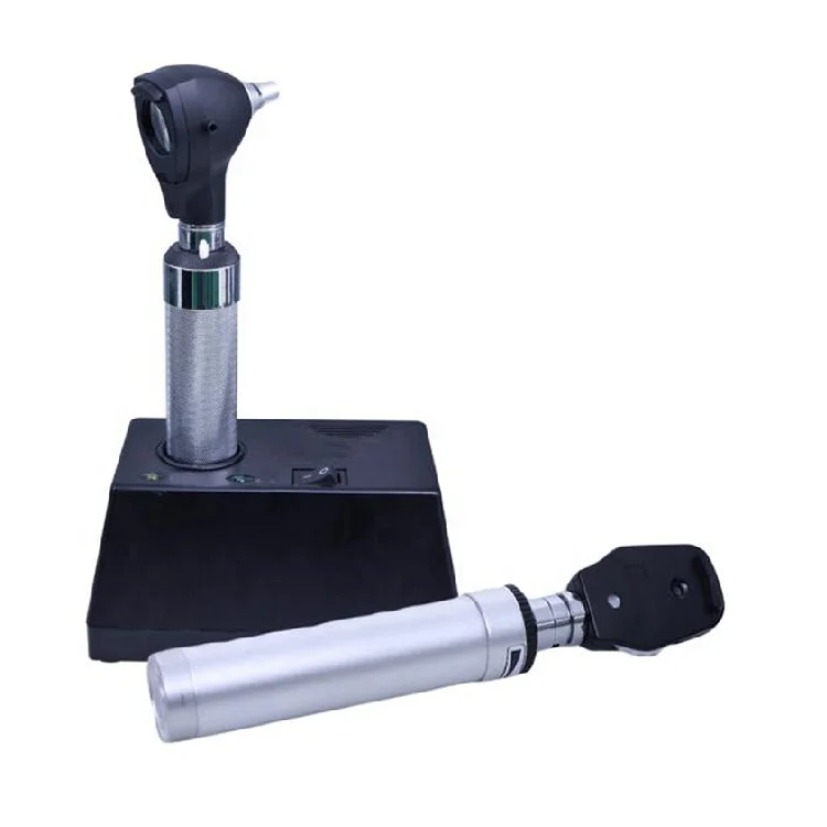 KJ8B KJ10B Examination Set Rechargeable Ophthalmoscope and Otoscope