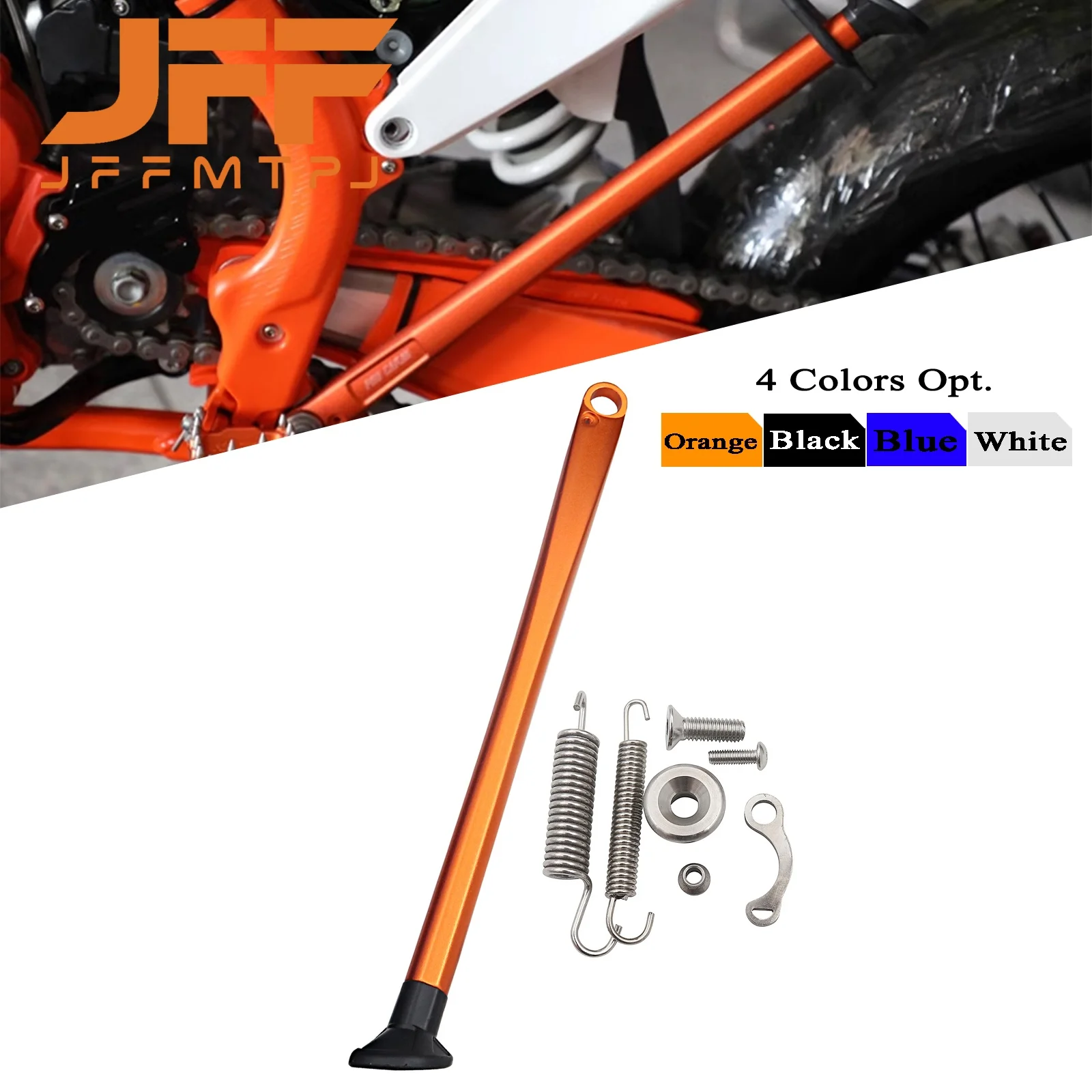 CNC Kickstand Side Stand Spring Kit For Husqvarna TE125 250 300 FE250 350 350S 450 501 For KTM XCF XCFW XC XCW EXC EXC 2008-2016