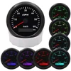 해양 GPS 속도계 60/120 KM/H GPS 안테나 7 색 백라이트, 오토바이 보트 자동차 트럭 용 85MM 속도 게이지 미터 3