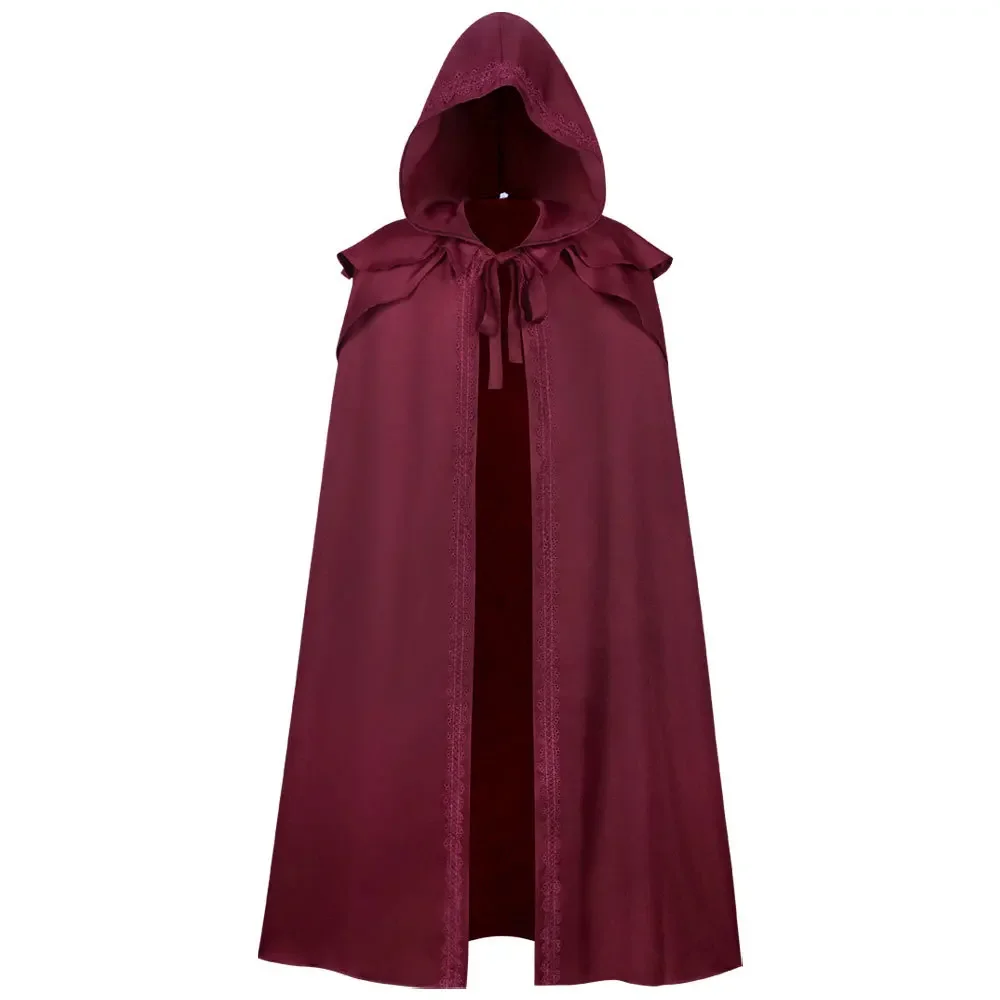 

Hooded Cape Medieval Renaissance Gothic Cape Halloween Case Women's Clothing Autumn Winter