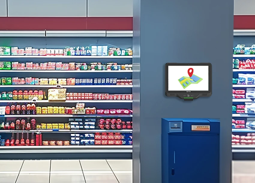 Ciao Partner MC45 Android 14 Mounted Tablet All-in-one Price Checker 10.1inch IPS Payment System For Supermarket