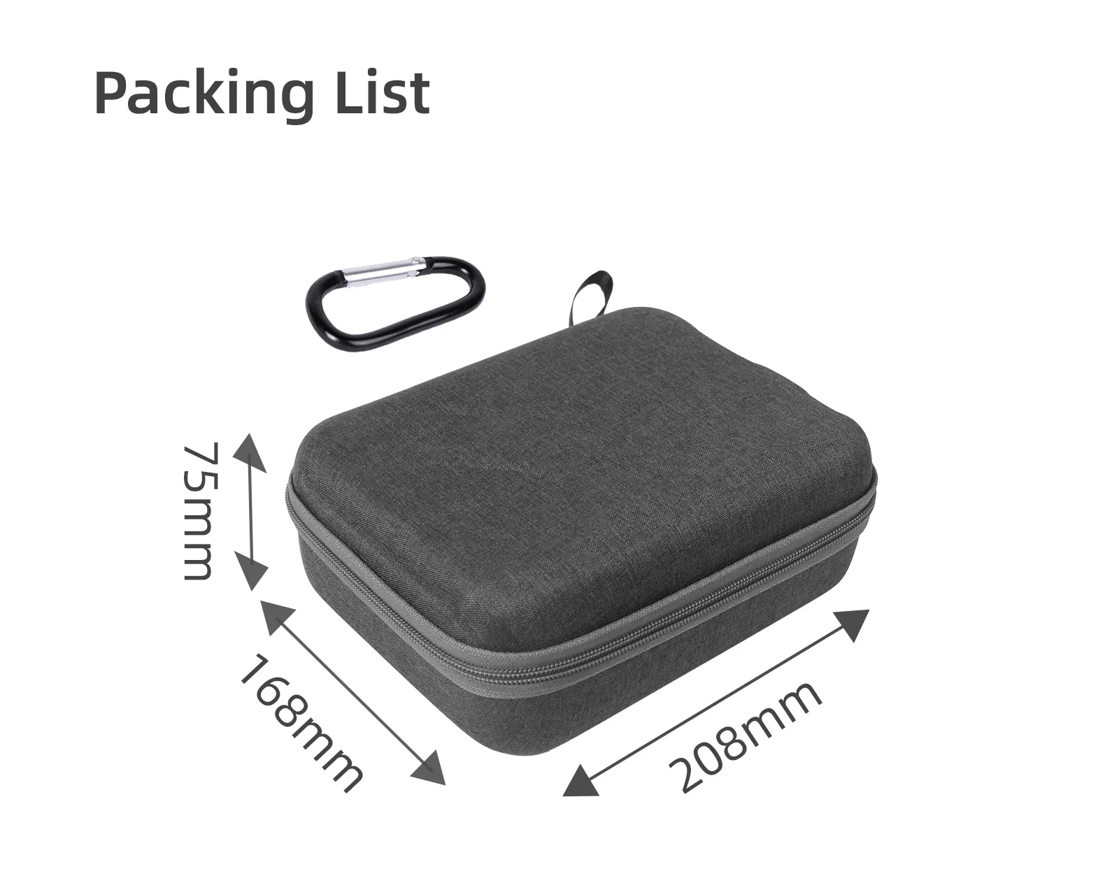 1PCS Sunnylife For DJI RC PRO Storage Bag With Screen Remote Control Handbag Portable Protective Box Accessories