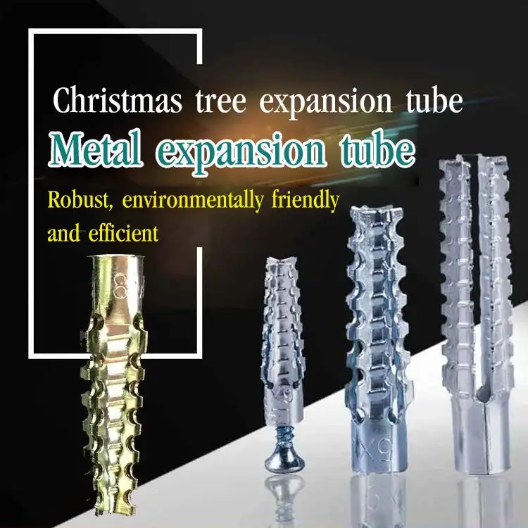 Lightweight Iron Expansion Tube Drilling Plug Metal Expansion Tube Pipe Cement Wall Expansion Anchor Bolt Home Improvement