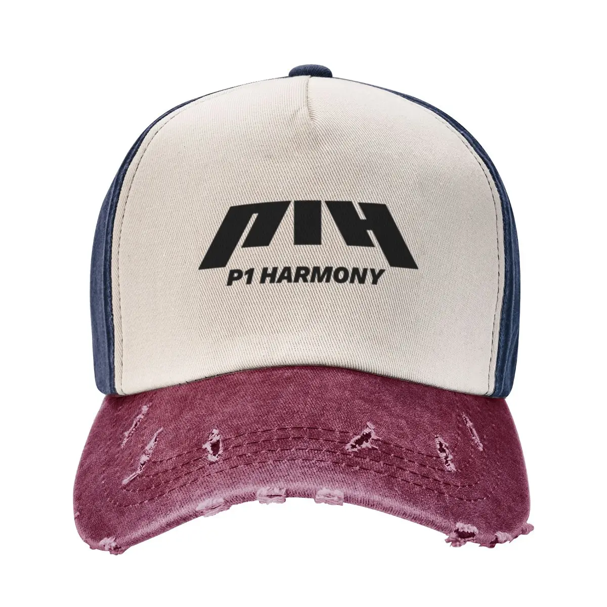 P1harmony Kpop Logo 2024 Casual Young A Washed Baseball Cap Hat