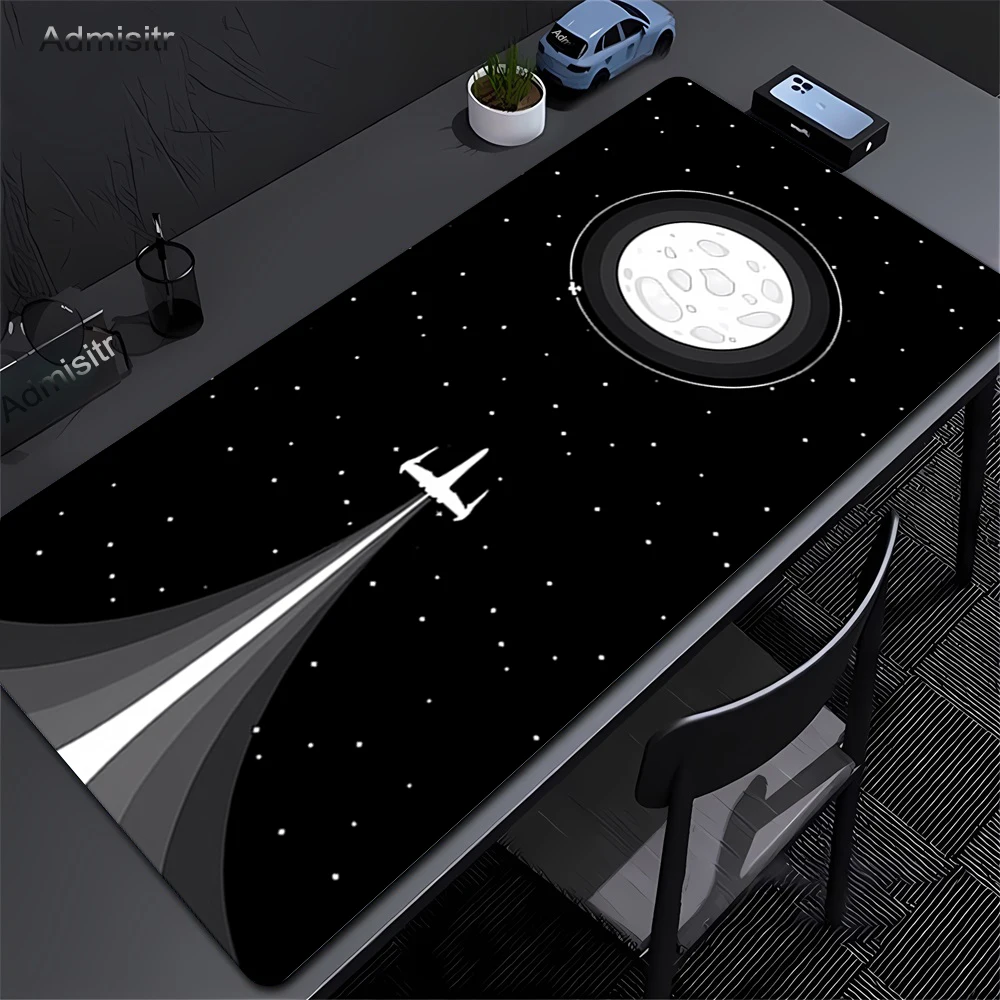 

New Kawaii Game Mouse Pad Xxl Anti-slip Planet Black & White Keyboard Expansion Pads Large PC Gaming Office Gamer Accessories