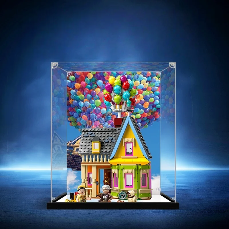 3mm Dustproof Display Box for lego 43217 Up House Flying House Display Case Storage Box Organizer(Lego Set not Included)