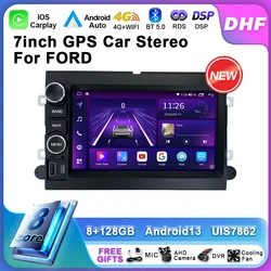 2 Din Android 13 Car Radio For Ford 500/F150/Explorer/Edge/Expedition/Mustang/Lincoln/Freestyle Multimedia Player GPS IPS Screen