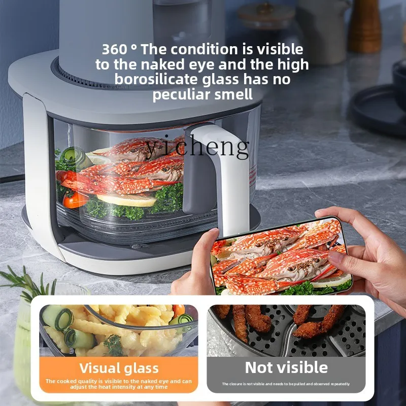 Zz エアフライヤー家庭用スチームフライヤー電気オーブン蒸し調理機調理