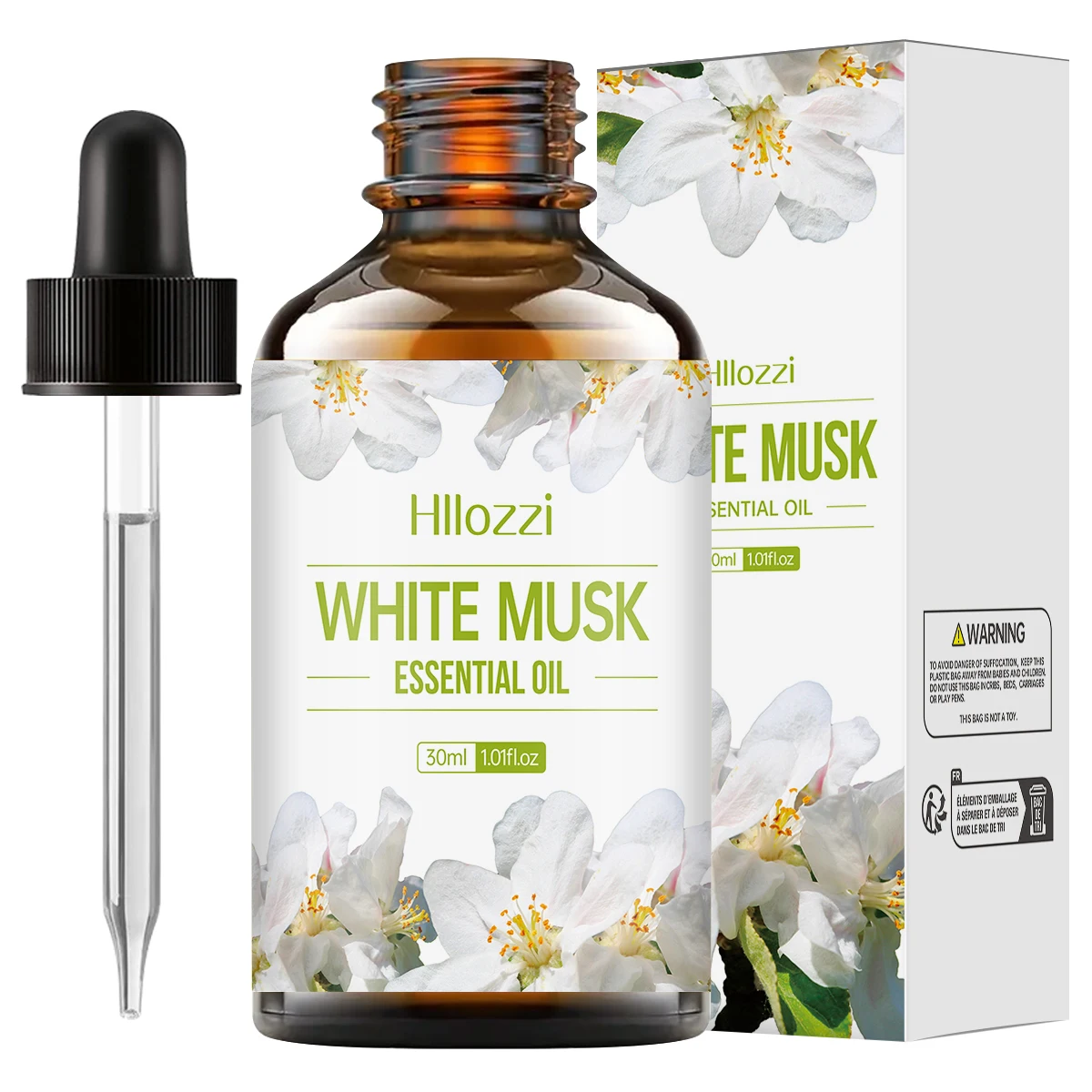Aceite esencial de almizcle blanco, para aromaterapia difusora, masaje corporal, cuidado de la piel facial, fragancia de coche, ideal para perfume DIY.