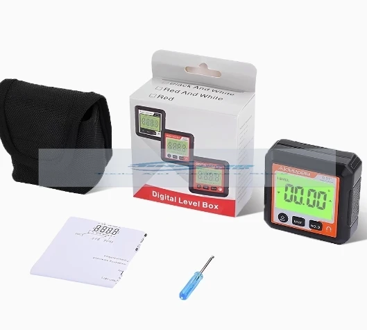 New Miniature Pocket Inclination Box Electronic Digital Display Bluetooth Inclinometer Angle Meter Declinometer