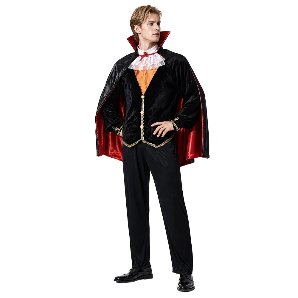 Costume Vampire Gentleman Homme – Ensemble avec Cape – photo 9