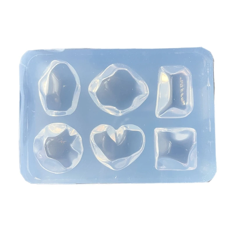 Irregular/Heart Earring Silicone Mold is Suitable for Epoxy Resin Diy Craft Pendant Earrings Jewelry Making 57BD