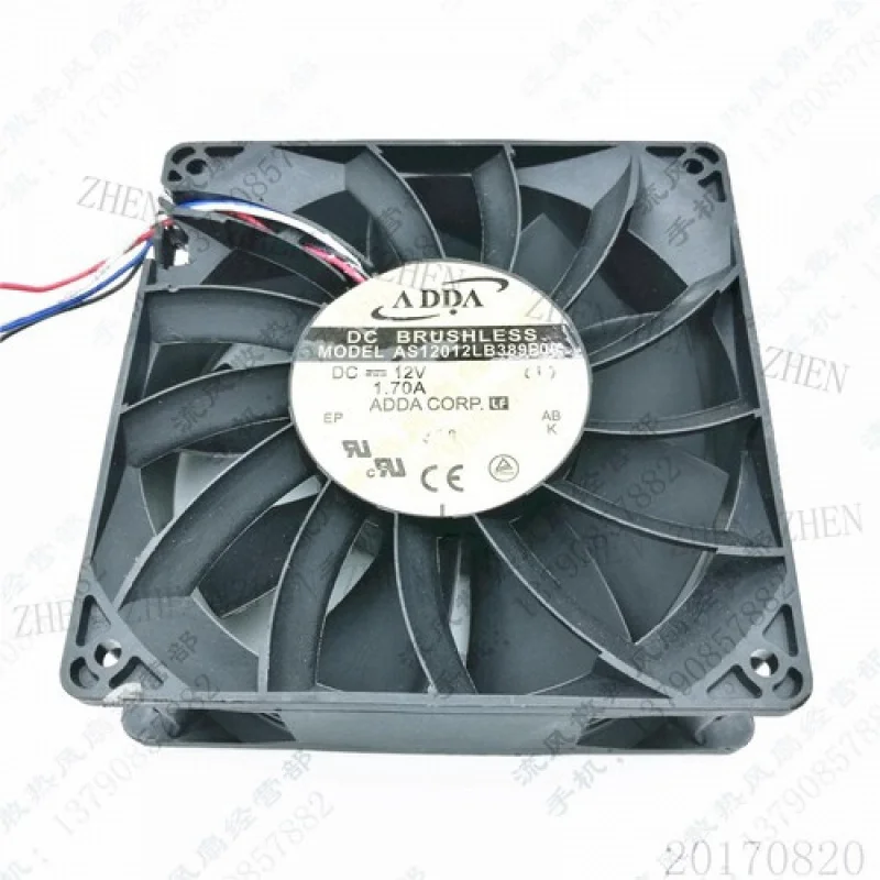 

Y FOR AS12012LB389B00 12038 DC12V 1.7A 12CM Cooling Fan