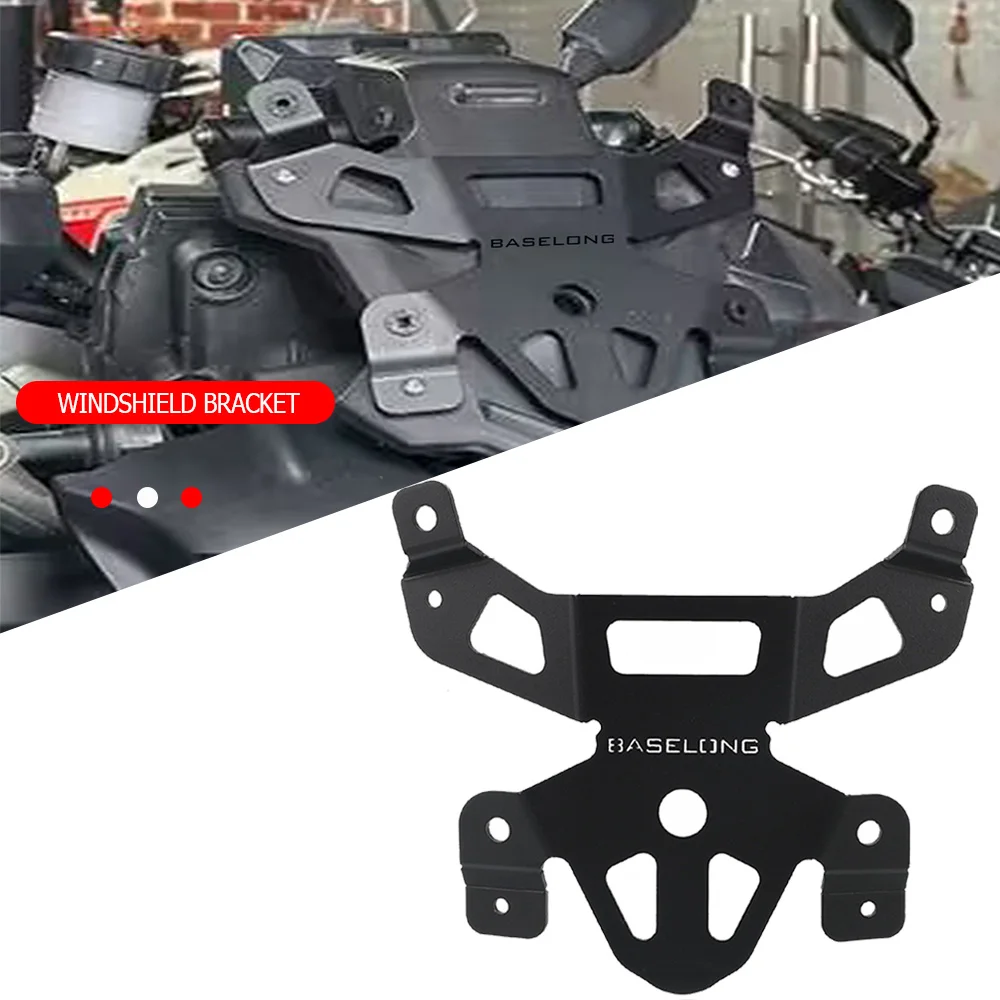 

Motorcycle 30mm Riser Windshield Bracket CNC FOR Yamaha Tracer 9 GT 9 900 /GT 9GT 900GT 2021-2024 Airflow Deflector Rise Support