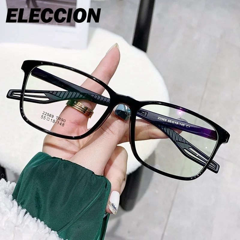 ELECCION Sport Glasses Frame Long Temples Eyewear for Prescription Lenses Men Gafas for Myopia Recipt Prescription Lenses