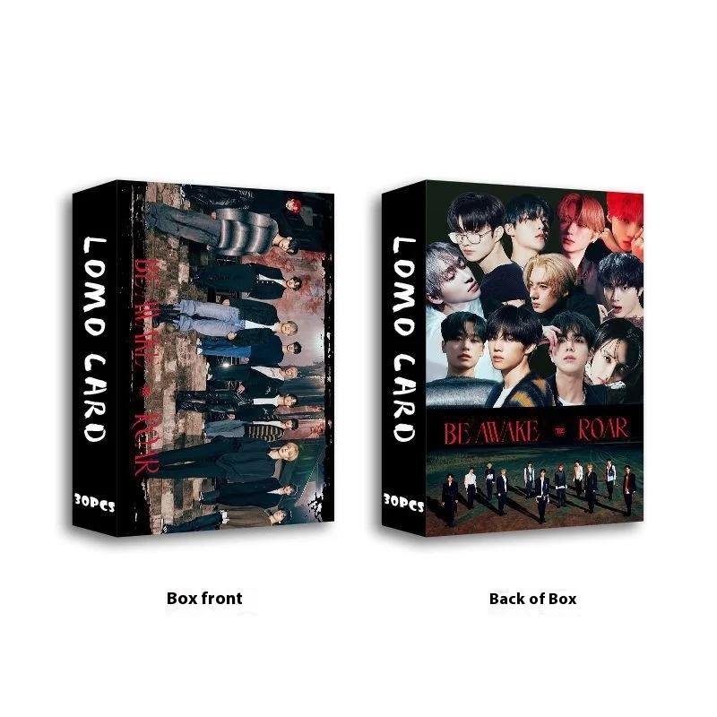 New Theboyz Double-Sided 30 Sheet LOMO Card Box With High-Definition Photo Small Cards, Greeting Cards