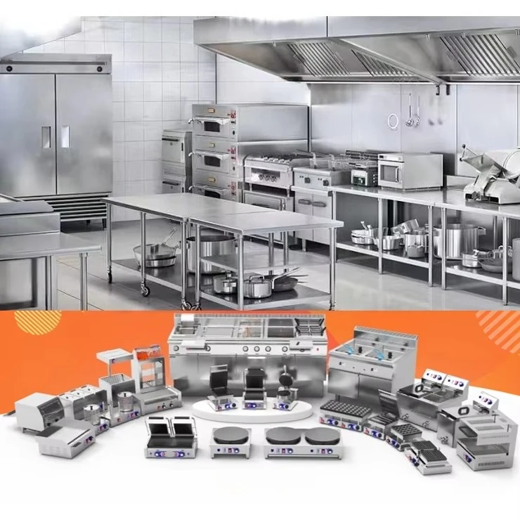 Heavybao Professional Horeca Kitchen Tools Equipment Stainless Steel Hotel Commercial Cooking Restaurant Kitchen Equipment