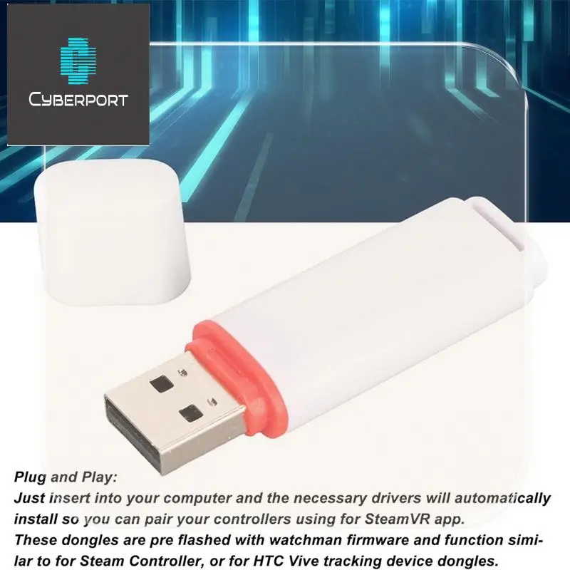 Receptor de atividade do receptor dongle USB Steam VR para controlador de índice de válvula e acessórios HTC Vive Tracker