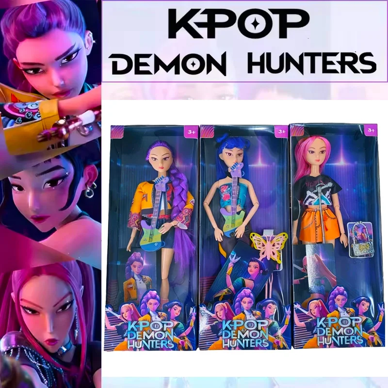 

2025 Full Set of Kpop Witch Huntress Squad Doll Toys Rumi Mira Zoey Beautiful Princess Baby Girl Dolls Plastic DIY Toy for Girls