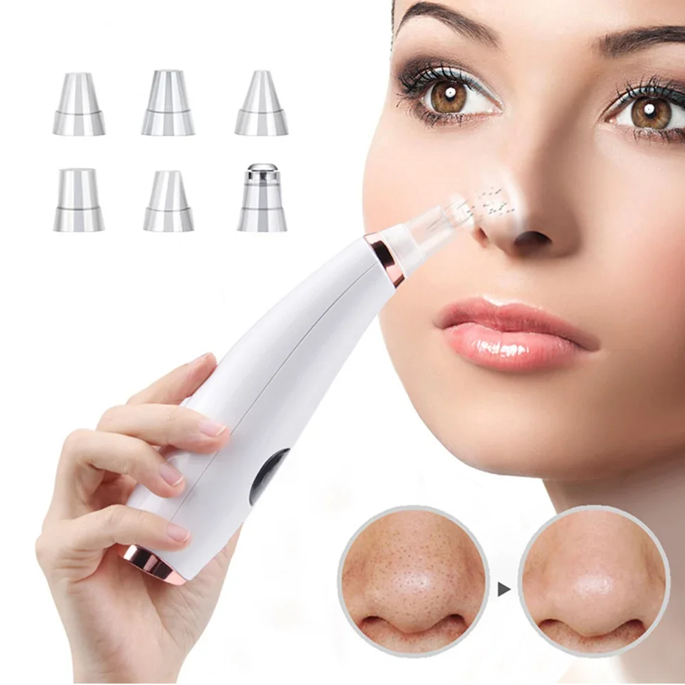 Zwarte Vlekken Verwijderen Gezichtsdiepe Reiniging Pore Cleaner Machine Huidverzorging Gereedschap Elektrische Comedondrukker Vacuüm Acne Cleaner