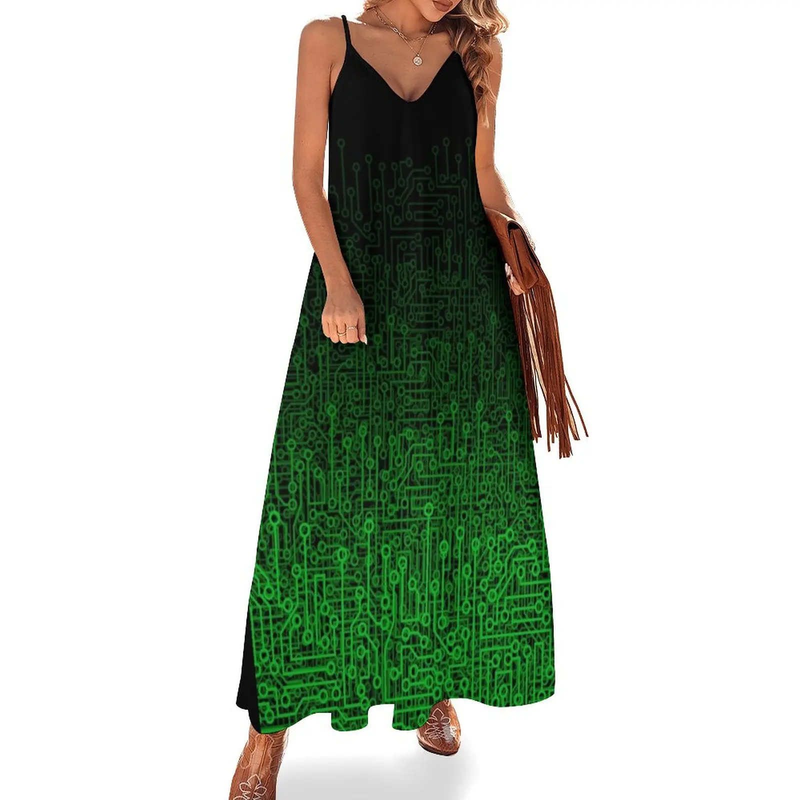 

Женское летнее платье без рукавов, элегантное зеленое платье для свадьбы, 2024