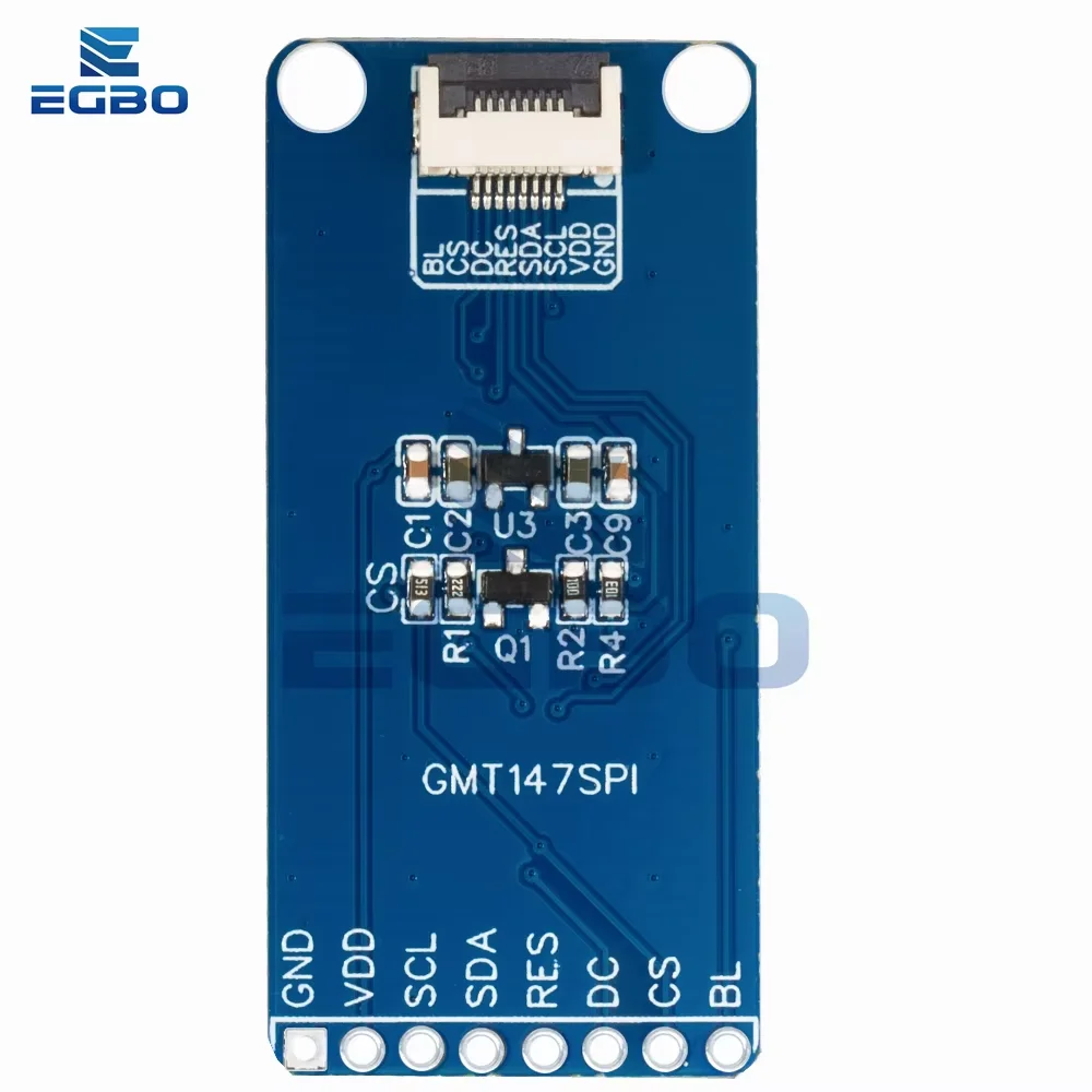 1.47 Inch 172x320 SPI Full Color TFT HD IPS Screen LCD LED Display Module 172*320 ST7789 Controller 3.3V SPI Interface EGBO