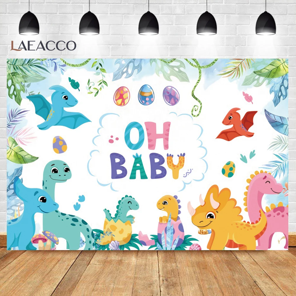 Tropical Jungle Party Forest  Animals Dinosaur Safari Photography Background Birthday Baby Shower Newborn Backdrops Photophone