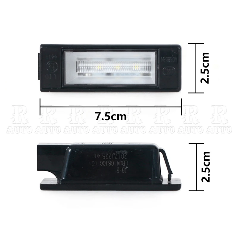 R-AUTO Lamp Hoods Exterior Parts Car Rear License Light Lamp 1 Pcs License Plate Light For Lifan X50 My way X60 320 520 620