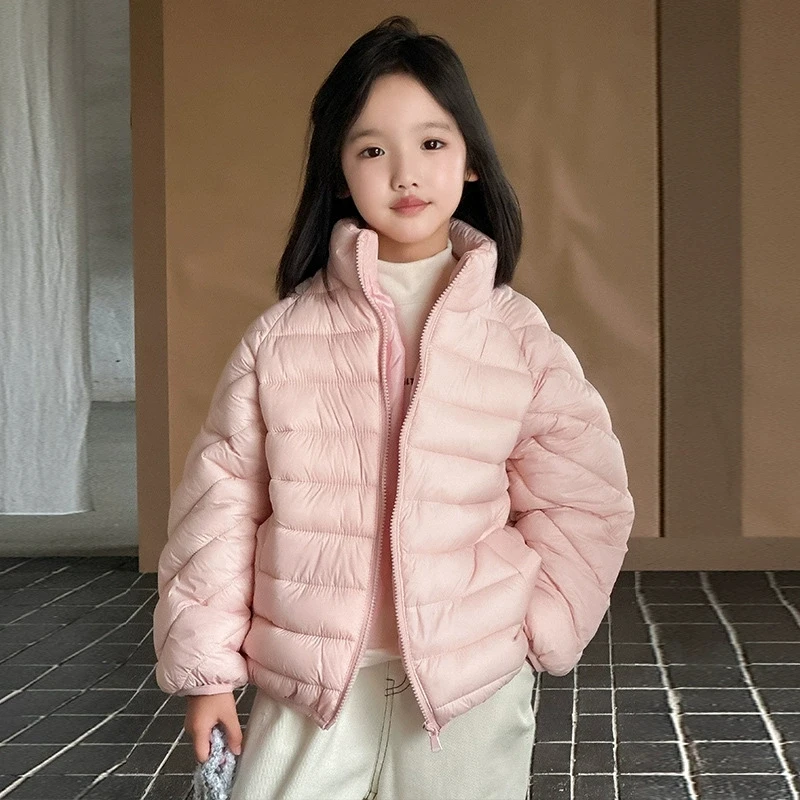 

Winter Kids Warm Down Coats Autumn Children Cotton-Padded Jackets Boys Girls Clothing Baby Hooded Outerwear 1-12 Years