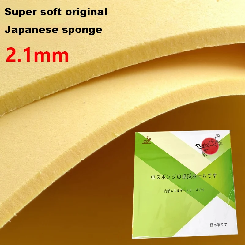 0.5/0.8/1.0/2.1/2.2mm Table Tennis Racket Sponge Super Soft & Light Single Sponge Suitable for Short/Long Pips Pips-in Rubber