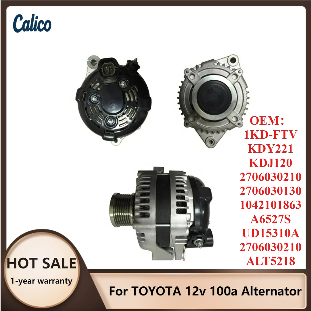 New Toyota 12V 100A…