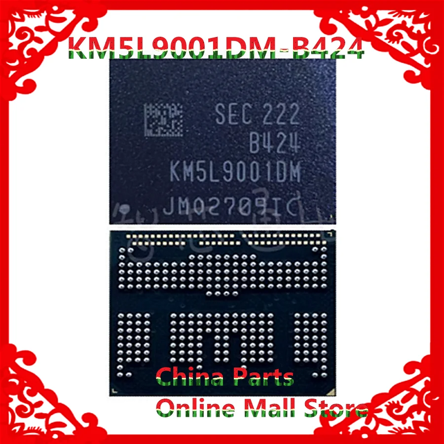 KM5L9001DM-B424 eMMC 128+4GB UFS2.2+LPDDR4X BGA254 NAND Flash Memory IC Chip