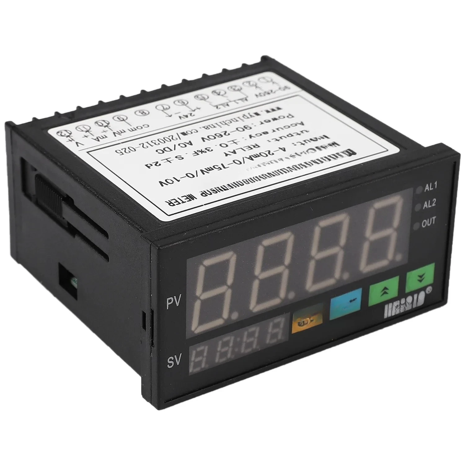 ل مقياس الاستشعار الرقمي متعدد الوظائف شاشة LED ذكية 0-75Mv/4-20Ma/0-10V 2 مخرج إنذار التتابع Da8-Rrb #3