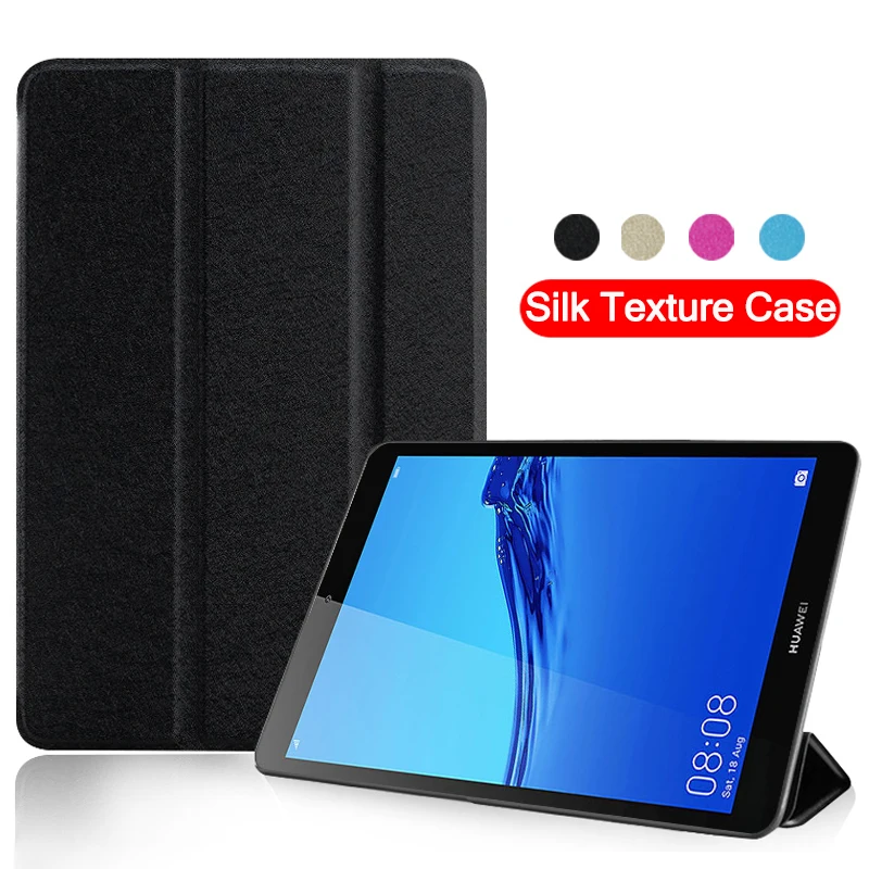 Funda Case For Huawei MediaPad M5 Lite 8.0'' JDN2-L09 Frosted Back Cover Shockproof Protective Flip Tablet Cases cover