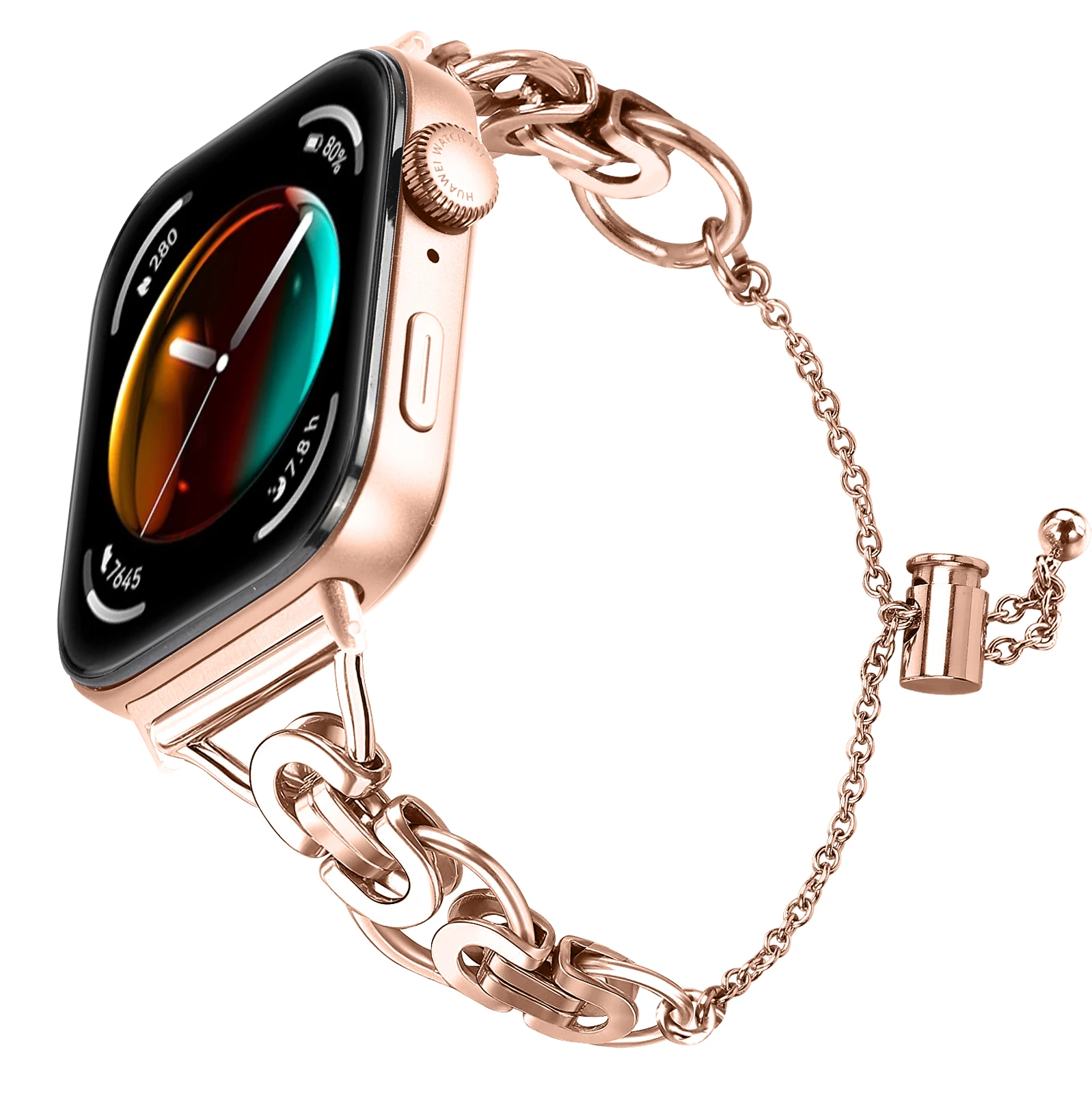 Women Metal Band For Huawei Watch Fit 3 fit 4 4pro Bracelet Bling Strap For Huawei Fit3 /4 Lady Watchband Replaceable Wristband