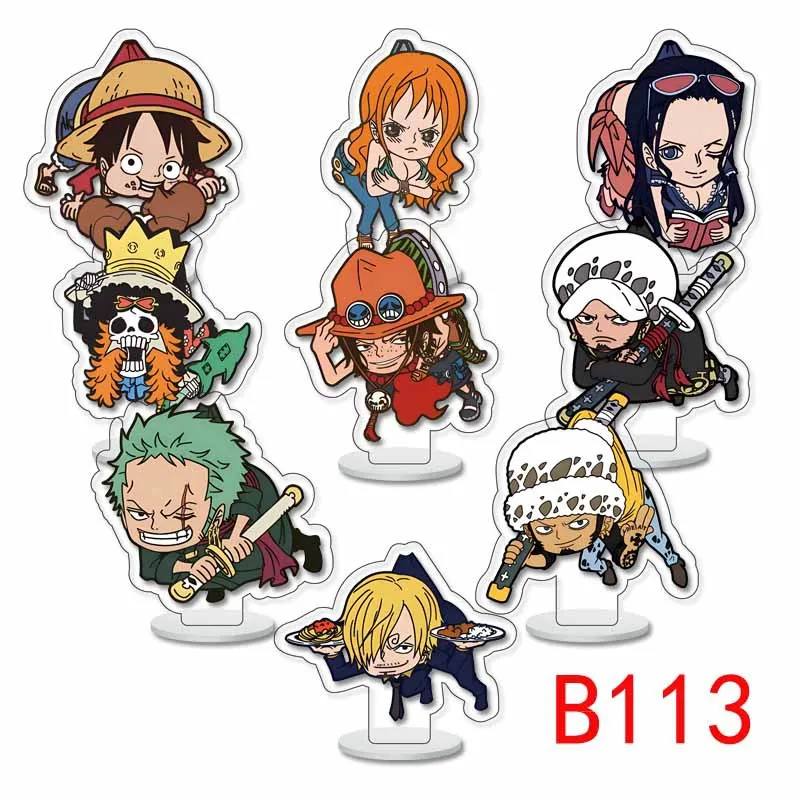 One piece anime macaco d, 9 pçs/set Cosplay Acrílico Figura Stand Modelo, Luffy, Roronoa, Zoro, Nami, Chopper, Mesa Decoração, Presente