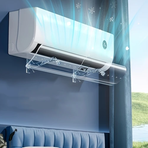 Imagen 1 del producto 2025 nuevo 1 Uds AC de pared con guía de aire ajustable 360 diseño silencioso refrigeración uniforme para todos los acondicionados montados en la pared