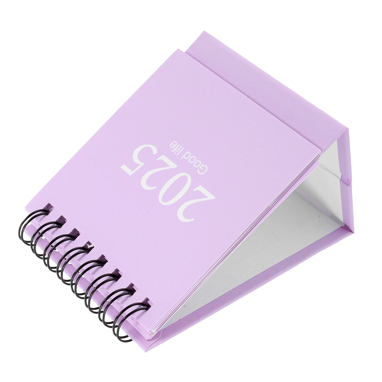 

Mini Desk Calendar 2024-2025 Small Office Monthly Memo Decorative Desktop Stand Thick Paper Spiral Bound Efficient Scheduling