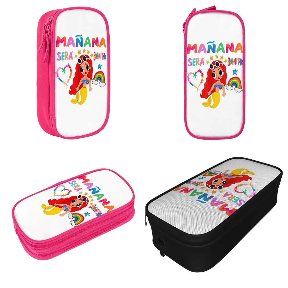 Karol G Manana Sera Bonito Pencil Case Creative Pen Box Bags Girl Boy Large Storage Students School Gifts Pencilcases